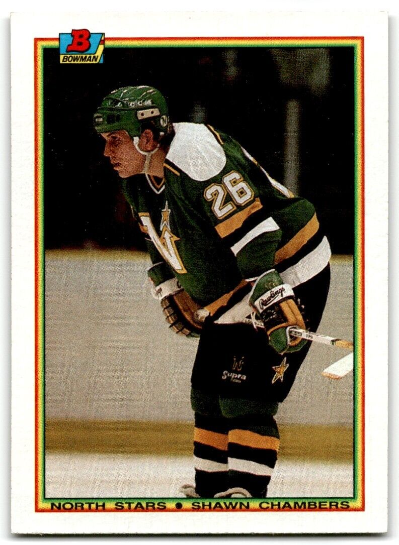 1990-91 Bowman Shawn Chambers Minnesota North Stars #180