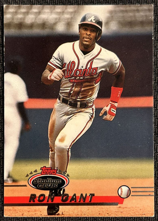 1993 Stadium Club Ron Gant Atlanta Braves #28