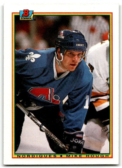 1990-91 Bowman Mike Hough Quebec Nordiques #174