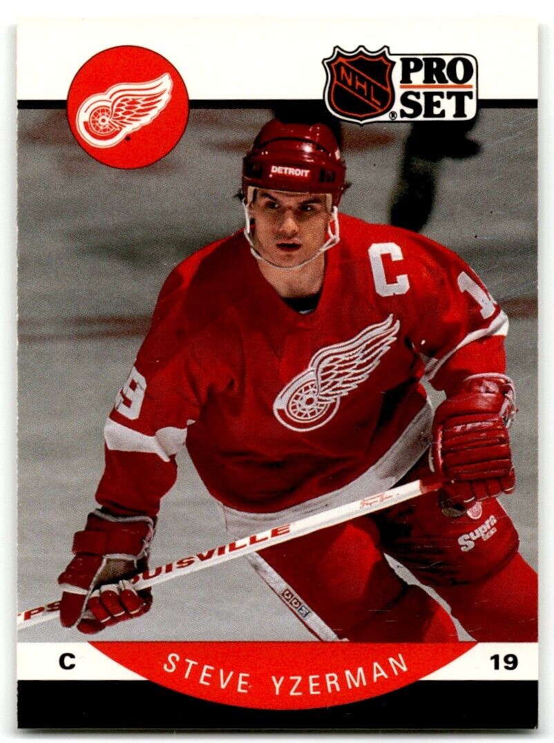 1990-91 Pro Set Steve Yzerman Detroit Red Wings #79