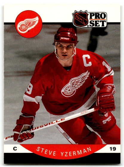 1990-91 Pro Set Steve Yzerman Detroit Red Wings #79