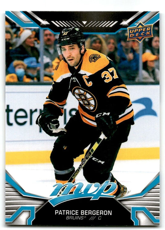 2022-23 Upper Deck MVP Patrice Bergeron Boston Bruins #109