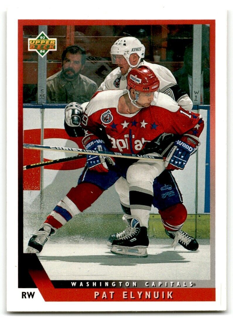 1993-94 Upper Deck Pat Elynuik Washington Capitals #75