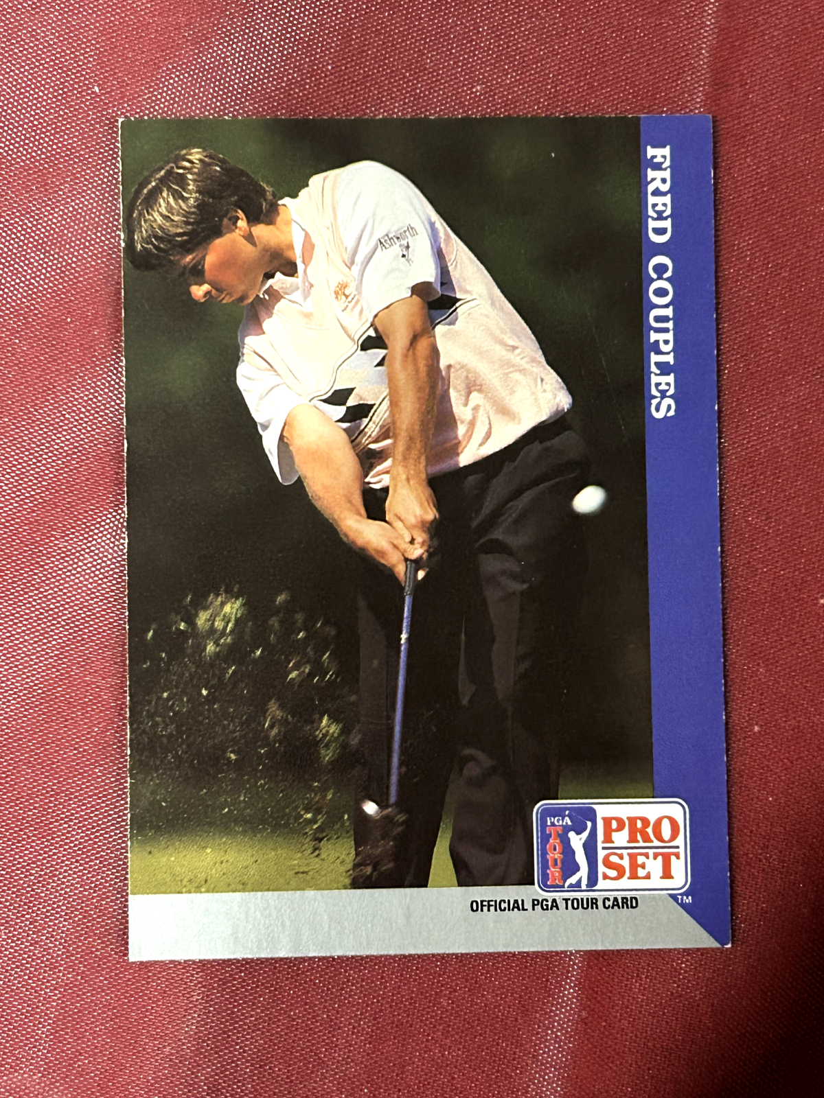 Fred Couples PGA 1991 Pro Set Golf Card #1 Promo Prototype