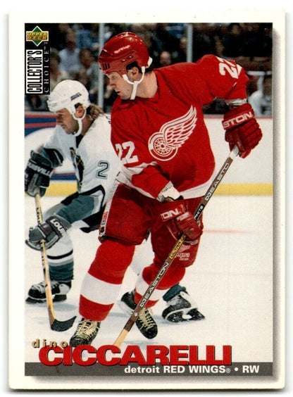 1995-96 Collector's Choice Dino Ciccarelli Detroit Red Wings #89