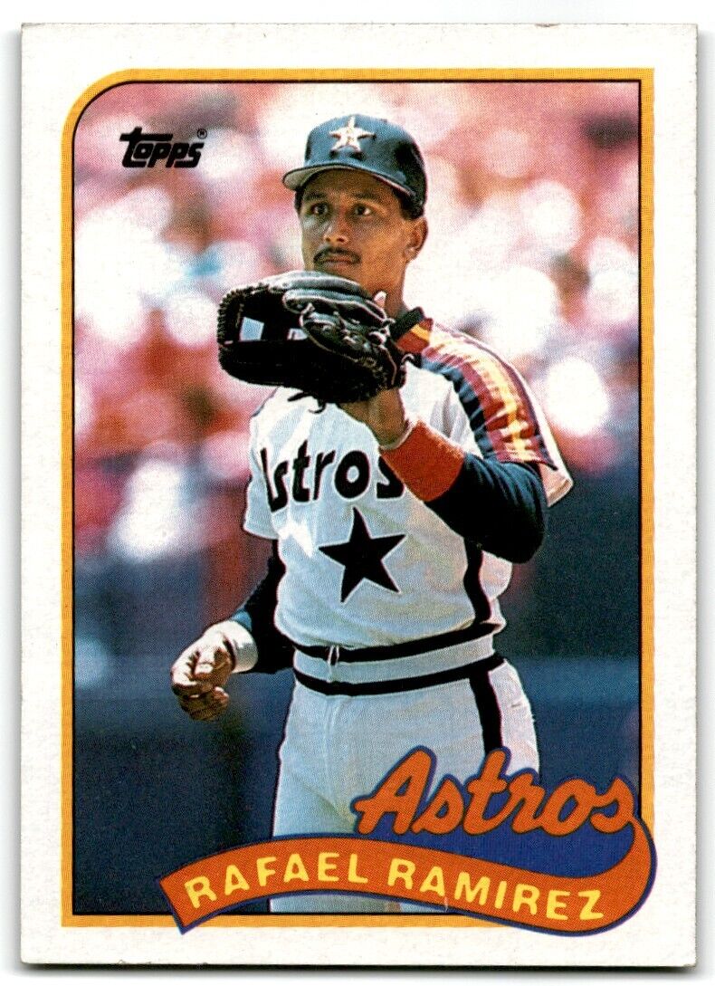 1989 Topps Rafael Ramirez Houston Astros #749