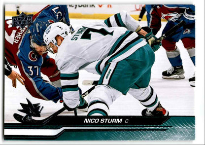 2023-24 Upper Deck Nico Sturm San Jose Sharks #393