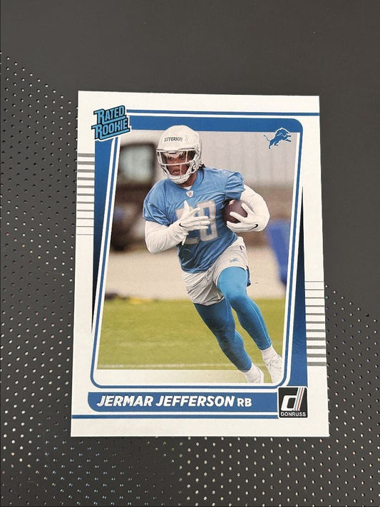 2021 Donruss Jermar Jefferson Rookie Detroit Lions #297