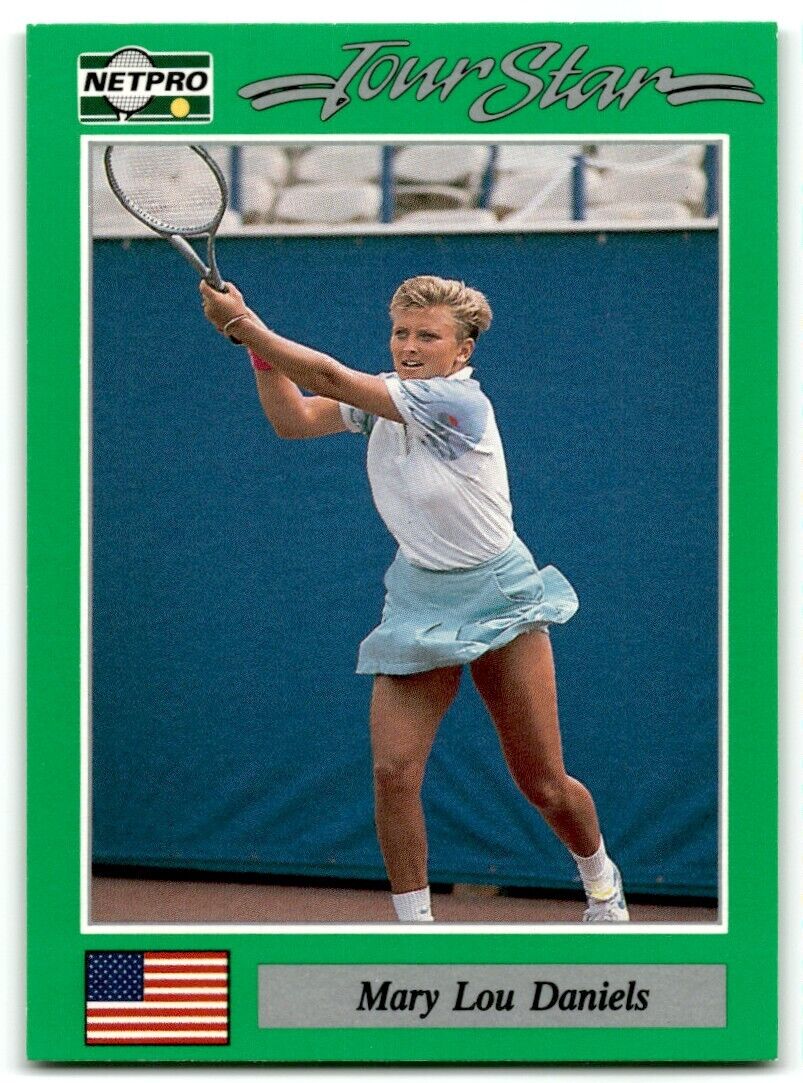 1991 Protennis player Cards Netpro Tour Star Mary Lou Daniels #56