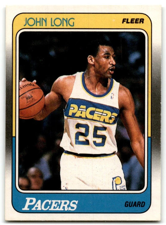 1988-89 Fleer John Long Indiana Pacers #56