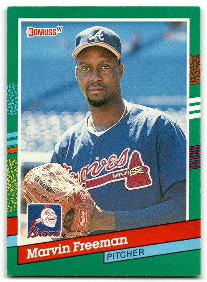 1991 Donruss Marvin Freeman Atlanta Braves #619