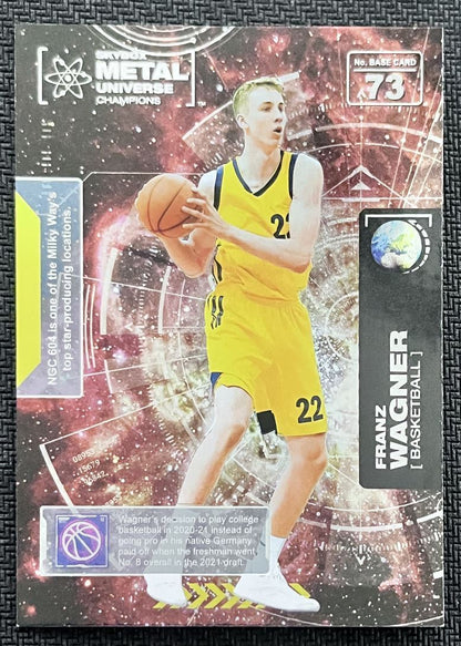 2021-22 Skybox Metal Universe Champion Franz Wagner Rookie #73