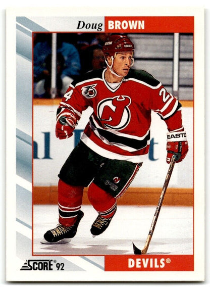 1992-93 Score Doug Brown New Jersey Devils #118