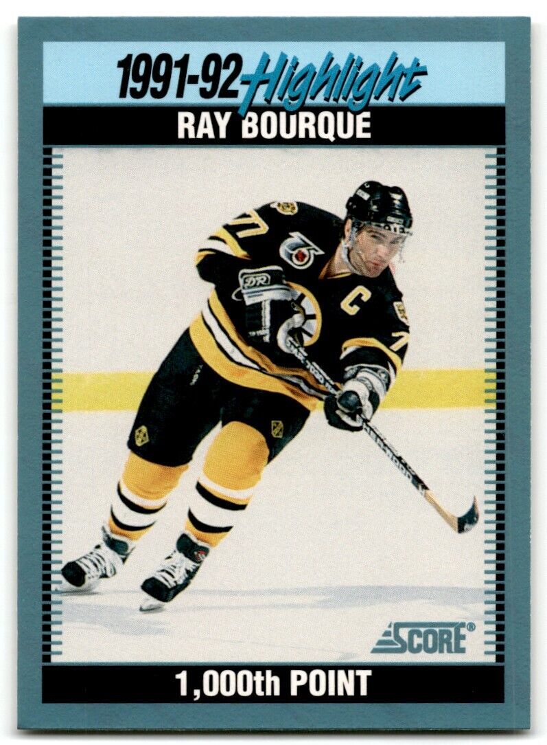 1992-93 Score Ray Bourque Boston Bruins #447