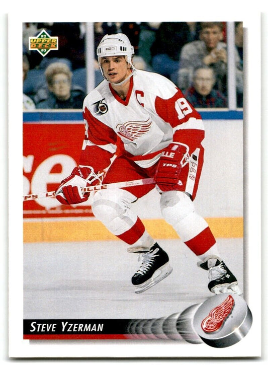 1992-93 Upper Deck Steve Yzerman Detroit Red Wings #155