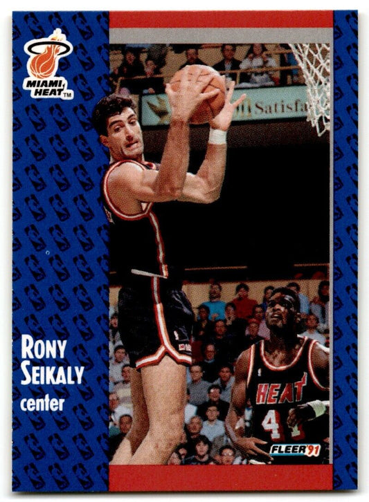 1991-92 Fleer Rony Seikaly Miami Heat #112