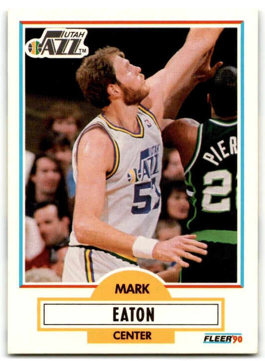 1990-91 Fleer Mark Eaton Utah Jazz #184