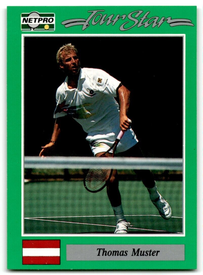 1991 Protennis player Cards Netpro Tour Star Thomas Muster #27