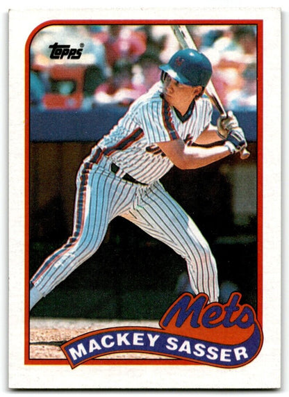 1989 Topps Mackey Sasser New York Mets #457