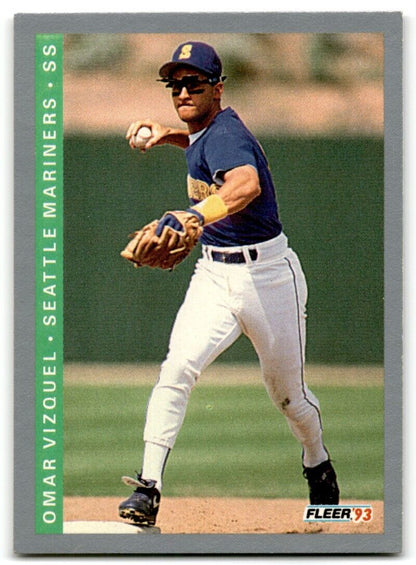 1993 Fleer Omar Vizquel Seattle Mariners #316