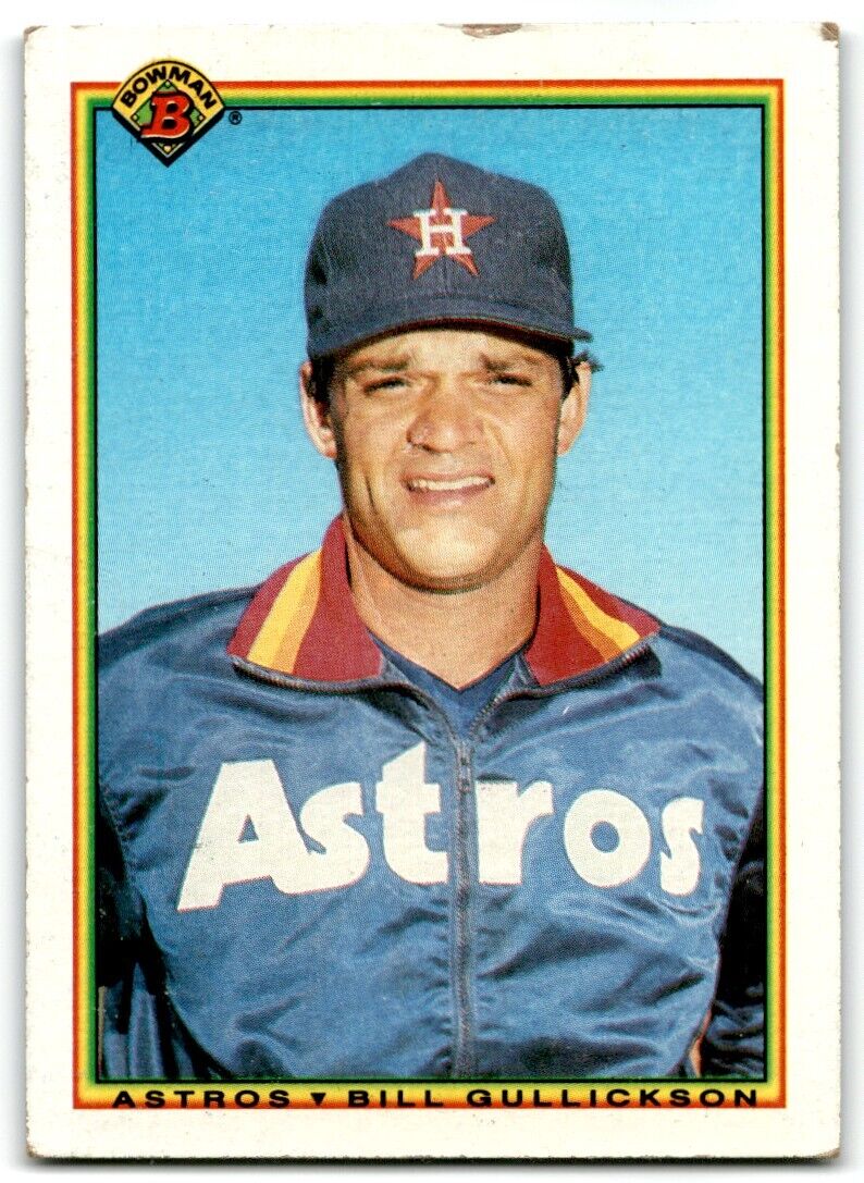 1990 Bowman Bill Gullickson Houston Astros #65