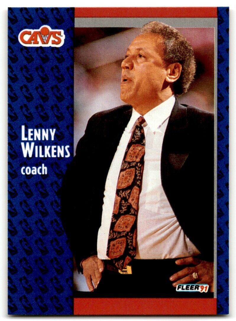 1991-92 Fleer Lenny Wilkens Cleveland Cavaliers #41