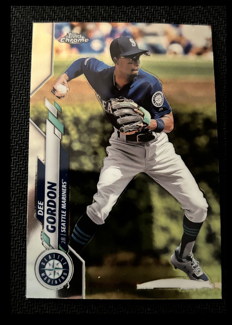 2020 Topps Chrome Dee Gordon Seattle Mariners #107