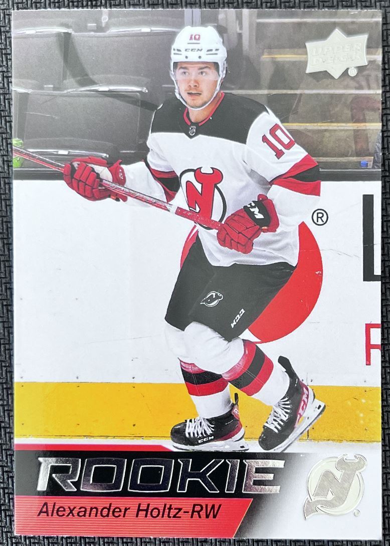 2021-22 Upper Deck NHL Star Rookie Alexander Holtz Rookie New Jersey Devils #15