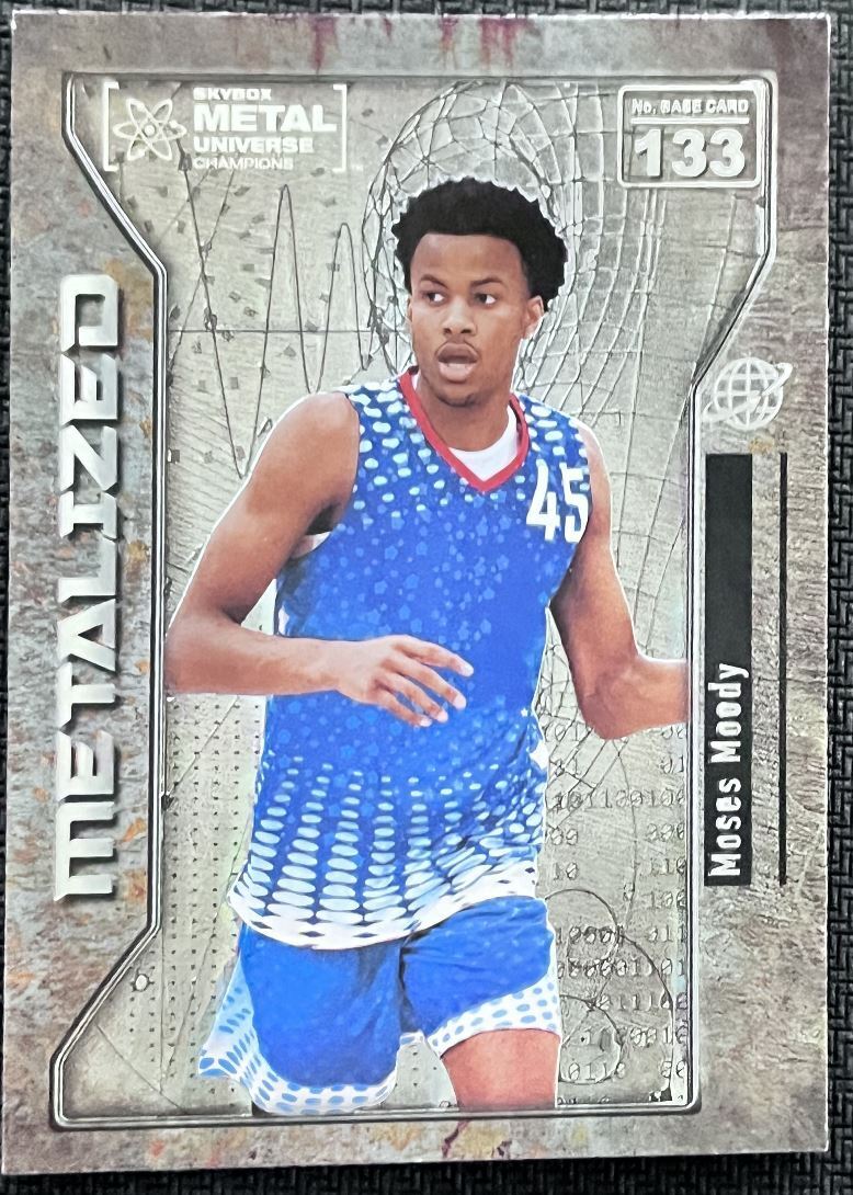 2021-22 Skybox Metal Universe Champion Metalized Moses Moody #133