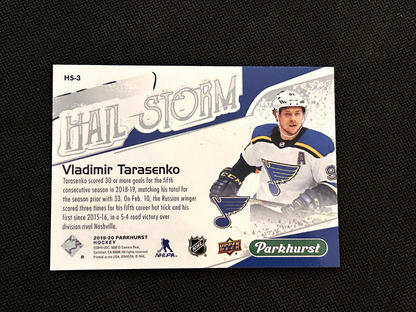 2019-20 Parkhurst Hail Storm #HS-3 Vladimir Tarasenko St. Louis Blues