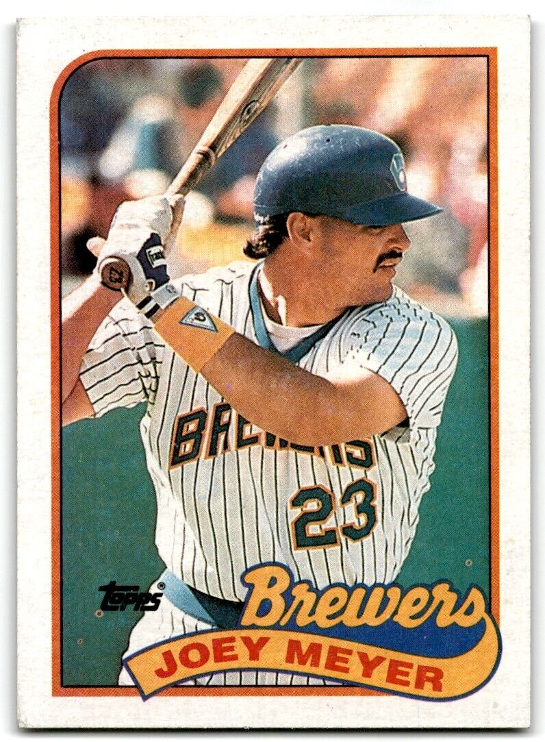 1989 Topps Joey Meyer Milwaukee Brewers #136