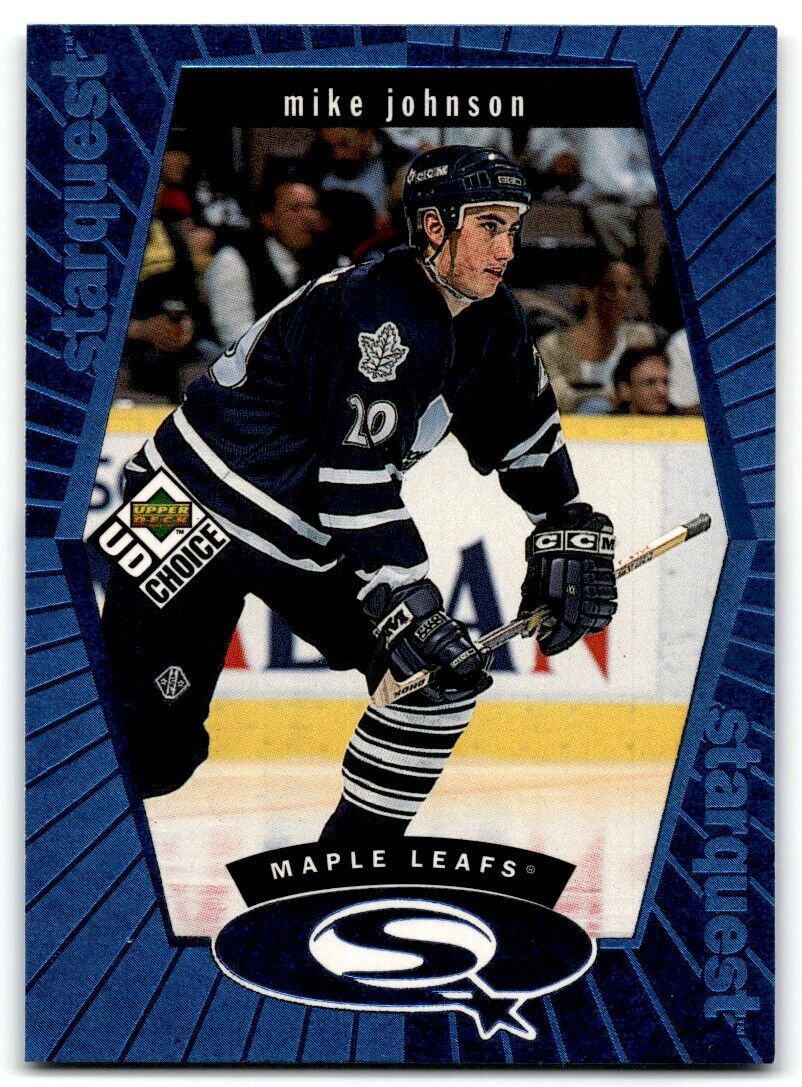 1998-99 UD Choice StarQuest Blue Mike Johnson Toronto Maple Leafs #SQ27