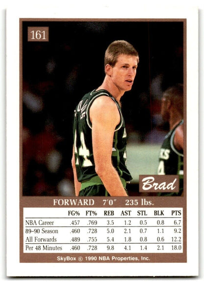 1990-91 SkyBox Brad Lohaus Milwaukee Bucks #161