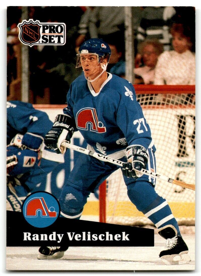 1991-92 Pro Set Randy Velischek Quebec Nordiques #206