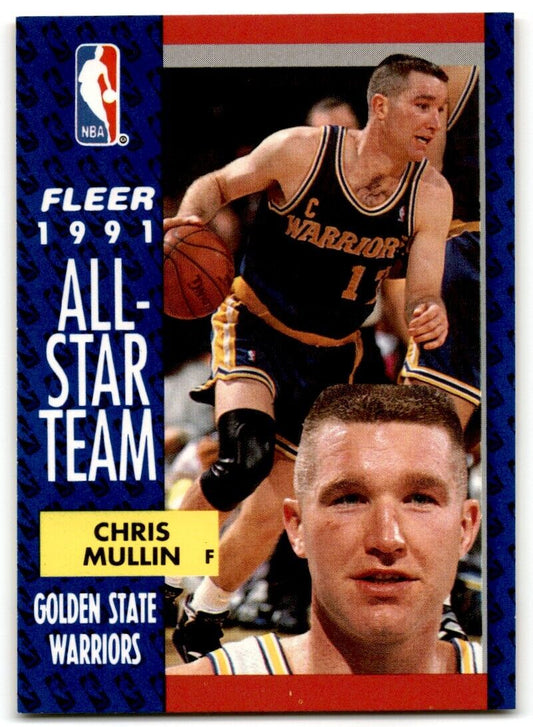 1991-92 Fleer Chris Mullin Golden State Warriors #218