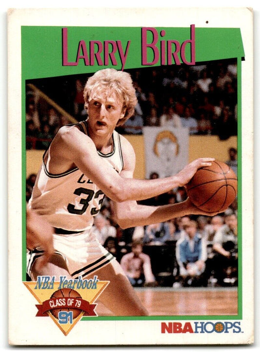 1991-92 Hoops Larry Bird Boston Celtics #319