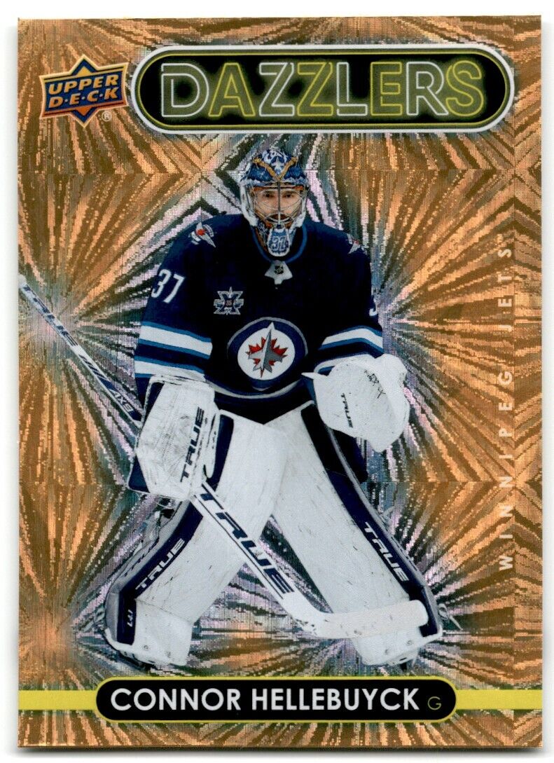 2021-22 Upper Deck Dazzlers Connor Hellebuyck Winnipeg Jets #DZ-50