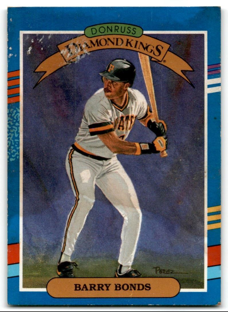 1991 Donruss Diamond Kings Barry Bonds Pittsburgh Pirates #4