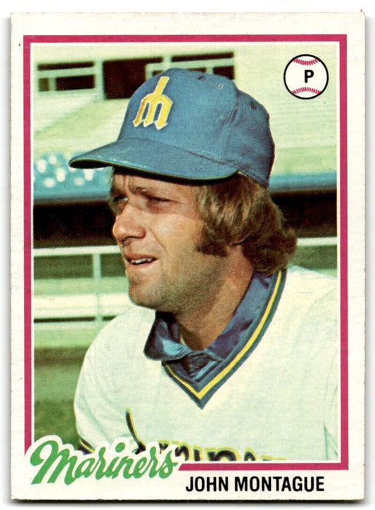 1978 Topps John Montague Seattle Mariners #117