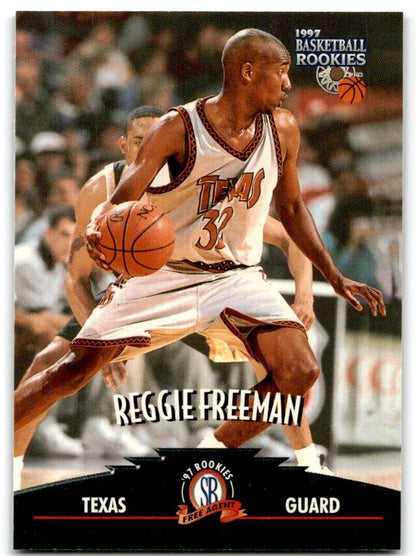 1997-98 Score Board Rookies Reggie Freeman Texas Longhorns #5