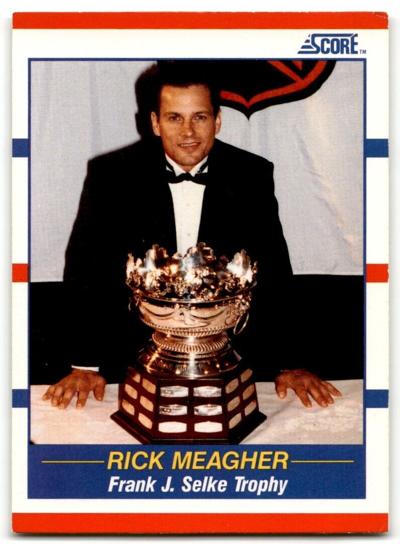 1990-91 Score Rick Meagher St. Louis Blues #359