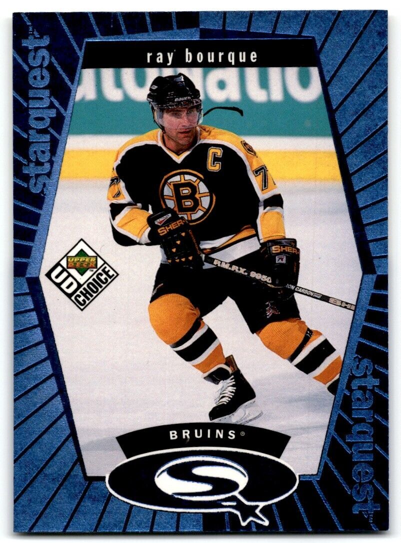 1998-99 UD Choice StarQuest Blue Ray Bourque Boston Bruins #SQ21