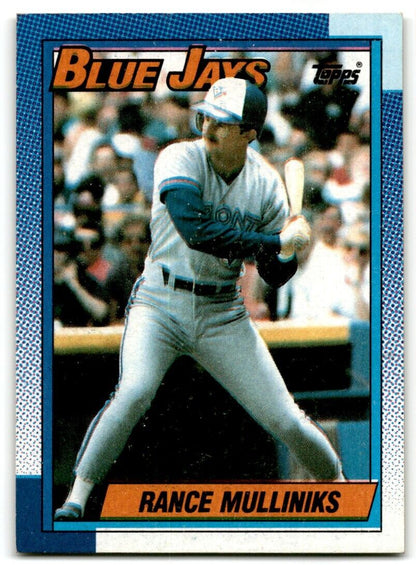 1990 Topps Rance Mulliniks Toronto Blue Jays #466