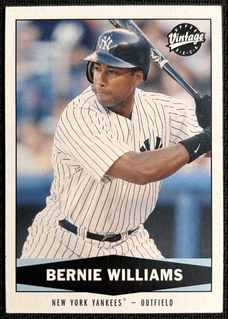 2004 Upper Deck Vintage Bernie Williams New York Yankees #107