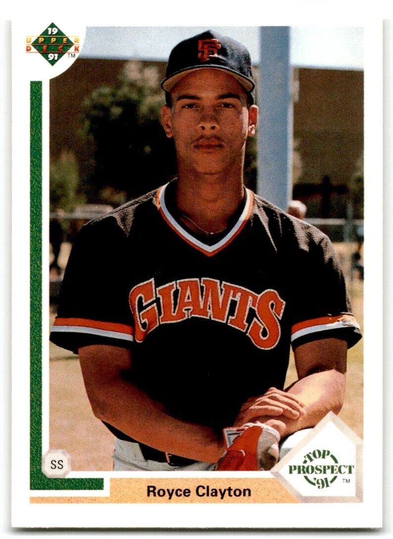 1991 Upper Deck Royce Clayton San Francisco Giants #61