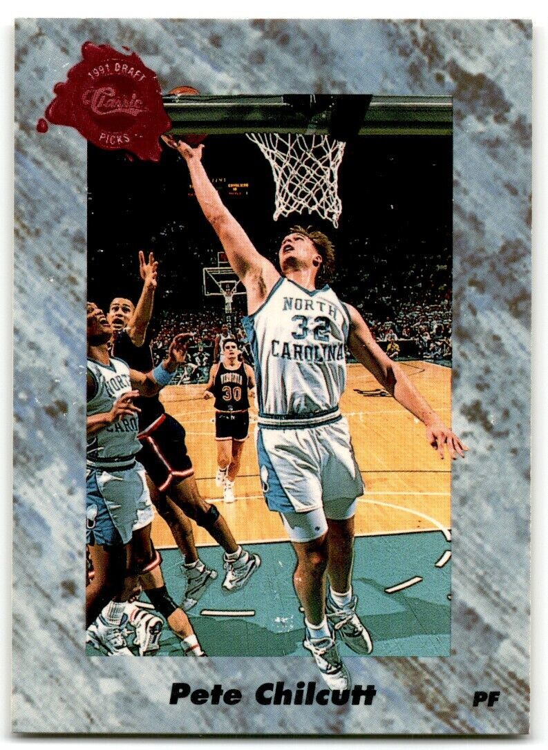 1991-92 Classic Pete Chilcutt Rookie North Carolina Tar Heels #165