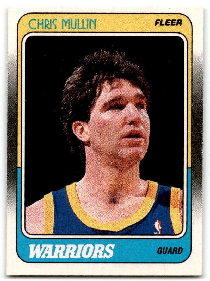 1988-89 Fleer Chris Mullin Golden State Warriors #48