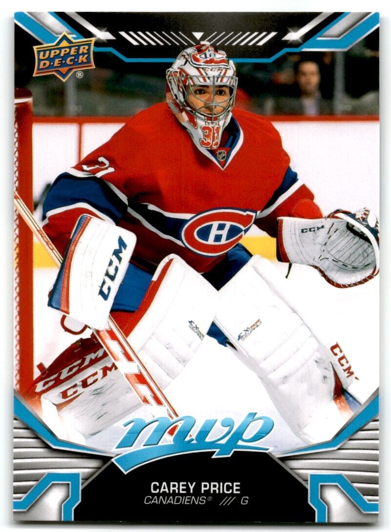 2022-23 Upper Deck MVP Carey Price Montreal Canadiens #3