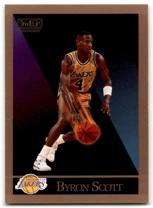 1990-91 SkyBox Byron Scott Los Angeles Lakers #140