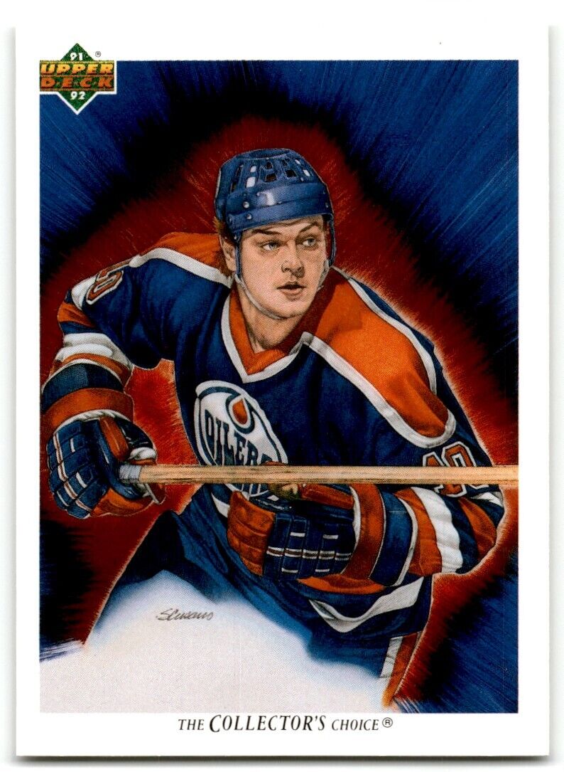 1991-92 Upper Deck Collector's choice Esa Tikkanen Edmonton Oilers #83